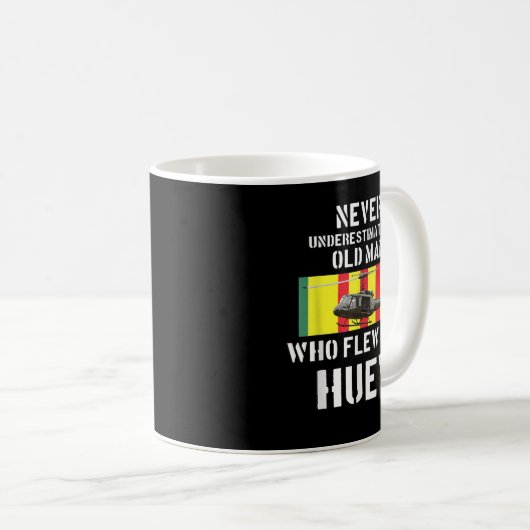 Vietnam Veteran Vet T Shirt Äm-1 Huey Helicopter Kaffeetasse (VorderseiteRechts)