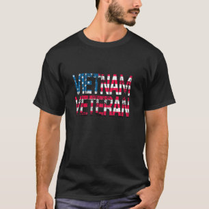 Vietnam Veteran Vintage US-Flagge Vietnam Vets Ges T-Shirt