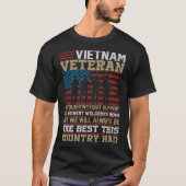 Vietnam Veteran We Foughtwithout Support T-Shirt (Vorderseite)