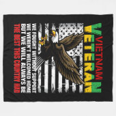 Vietnam Veteran werden wir immer die Besten dieses Fleecedecke (Vorderseite (Horizontal))