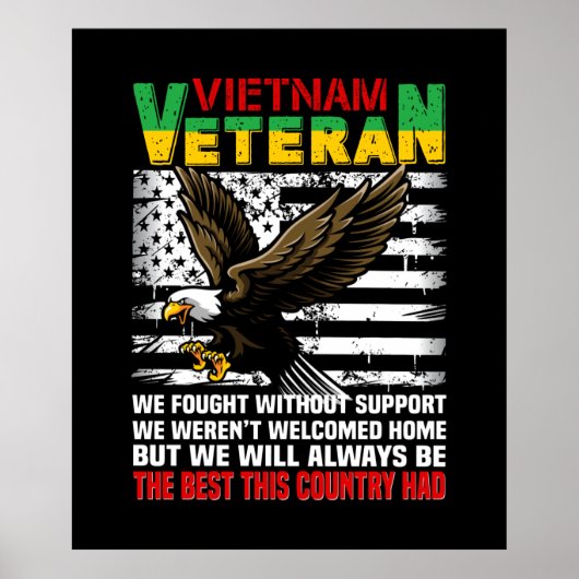 Vietnam Veteran werden wir immer die Besten dieses Poster (Vorne)