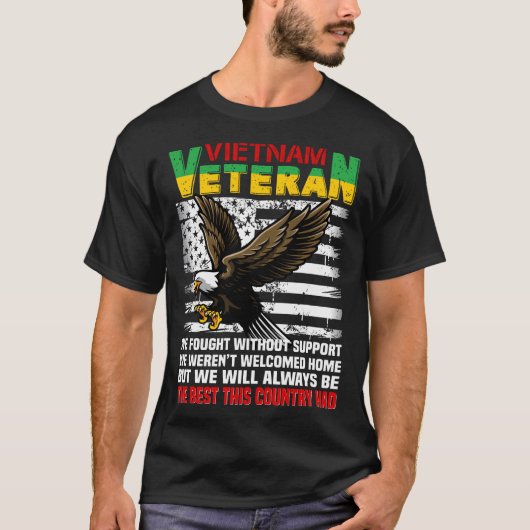 Vietnam Veteran werden wir immer die Besten dieses T-Shirt (Vorderseite)
