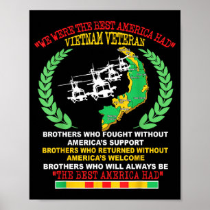 Vietnam Veteran Wir Waren Die America Hatte Karte Poster