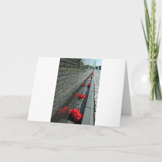 Vietnam-Veterane Denkmal-Wand Karte (Vorderseite)