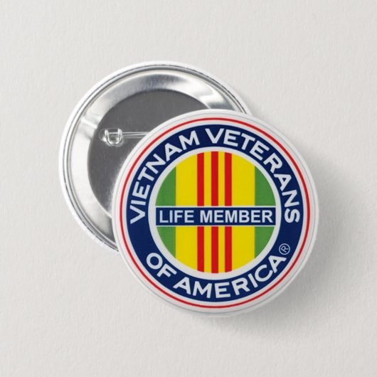 Vietnam-Veterane des Button (Vorne & Hinten)