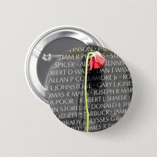 Vietnam-Veterane Erinnerungs Button (Vorne & Hinten)