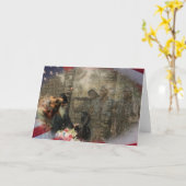 Vietnam-Veterane Erinnerungs Karte (Gelbe Blume)