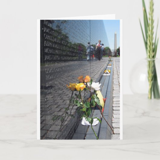 Vietnam-Veterane Erinnerungs Karte (Vorderseite)