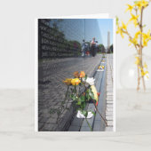 Vietnam-Veterane Erinnerungs Karte (Gelbe Blume)