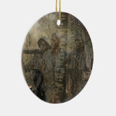 Vietnam-Veterane Erinnerungs Keramik Ornament (Rechts)