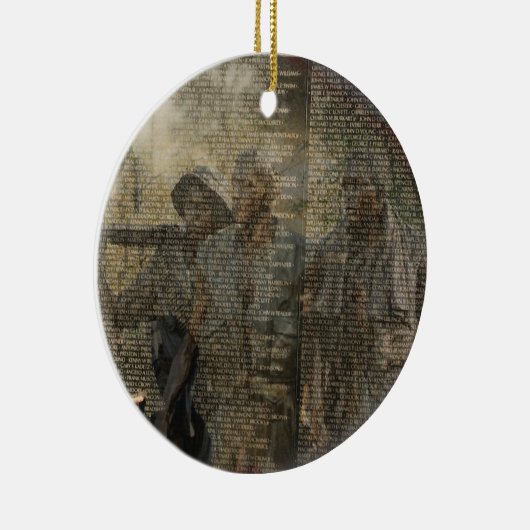 Vietnam-Veterane Erinnerungs Keramik Ornament (Rechts)