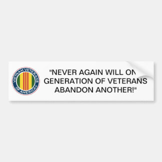 Vietnam-Veterane von Amerika-Autoaufkleber Autoaufkleber