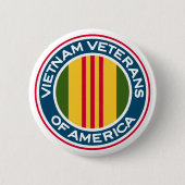 Vietnam-Veterane von Amerika-Logo Button (Vorderseite)