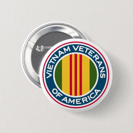 Vietnam-Veterane von Amerika-Logo Button (Vorne & Hinten)