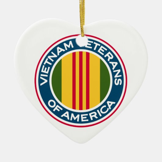 Vietnam-Veterane von Amerika-Logo Keramik Ornament (Vorne)