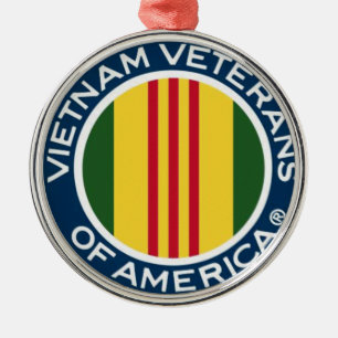 Vietnam-Veterane von Amerika-Verzierung Silbernes Ornament