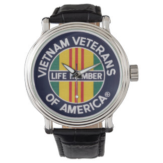 Vietnam Veteranen aus Amerika Lebenszeit Mitglied Armbanduhr
