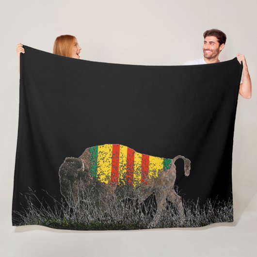 Vietnam-Veteranen Buffalo-Shawl DEcke (Beispiel)