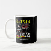 Vietnam Veteranen der Vintagen Flaggen Gedenkveter Kaffeetasse (Links)