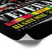 Vietnam Veteranen der Vintagen Flaggen Gedenkveter Poster (Ecke)