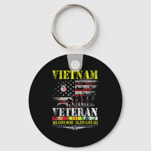 Vietnam Veteranen der Vintagen Flaggen Gedenkveter Schlüsselanhänger