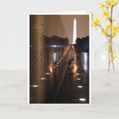 Vietnam-Veteranen-Erinnerungswand-Foto Karte (Gelbe Blume)