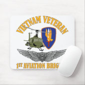 Vietnam-Veteranen-Flugzeugbesatzungs-Flügel Mousepad (Mit Mouse)