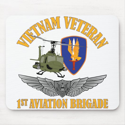 Vietnam-Veteranen-Flugzeugbesatzungs-Flügel Mousepad (Vorne)