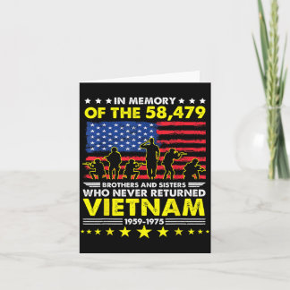 Vietnam-Veteranen-Gedenktag Karte