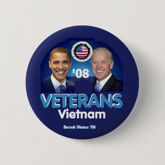 VIETNAM-Veteranen-Knopf Button (Vorderseite)