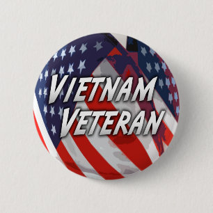 Vietnam-Veteranen-Knopf Button