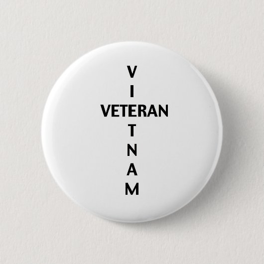 Vietnam-Veteranen-Kreuz (Knopf) Button (Vorderseite)