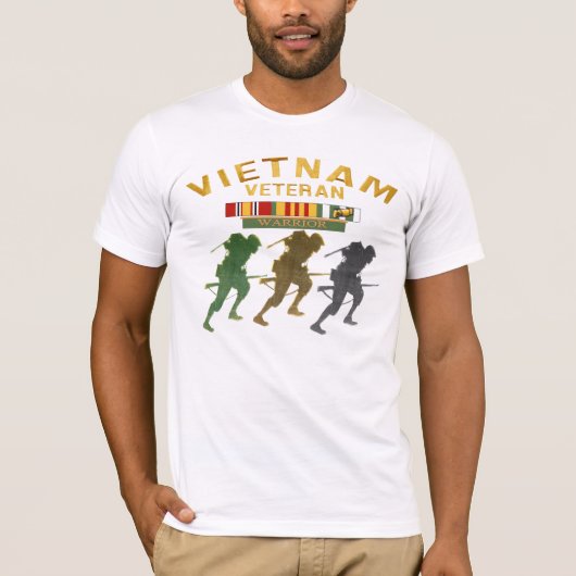Vietnam-Veteranen-Krieger-T - Shirts (Vorderseite)