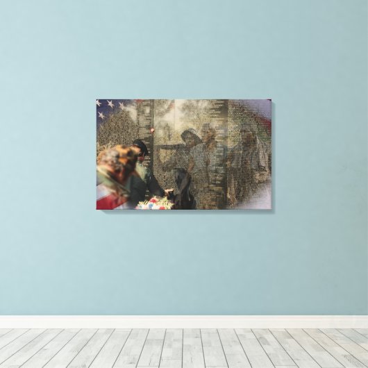Vietnam Veteranen Leinwanddruck (Insitu (Holzboden))