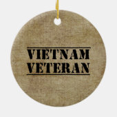 Vietnam-Veteranen-Militär Keramikornament (Hinten)