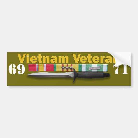 Vietnam-Veteranen-Service - Autoaufkleber (Vorne)