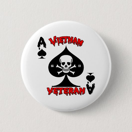 Vietnam-Veteranengeschenke 68-69 Button (Vorderseite)
