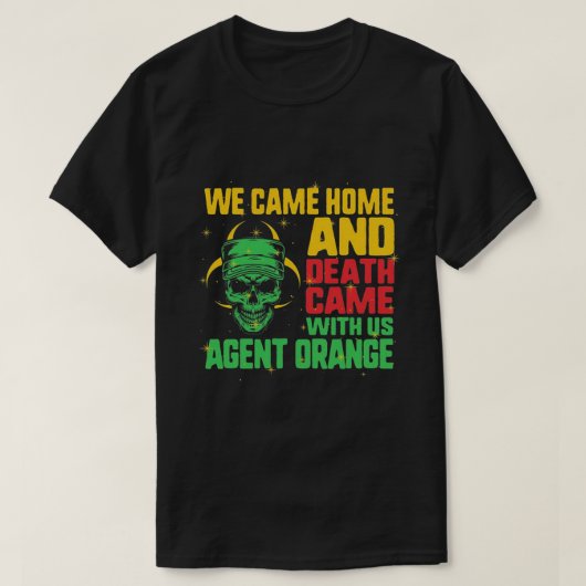 Vietnam Veterans Day Orange Agent Victims T-Shirt (Design vorne)