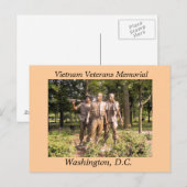 Vietnam Veterans Memorial Postkarte (Vorne/Hinten)