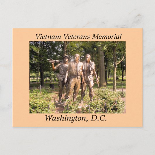Vietnam Veterans Memorial Postkarte (Vorderseite)
