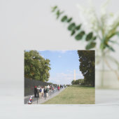 Vietnam Veterans Memorial Postkarte (Stehend Vorderseite)