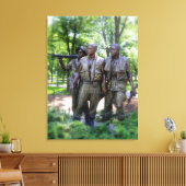 Vietnam Veterans Memorial Soldiers Leinwanddruck (Insitu (Wohnzimmer))
