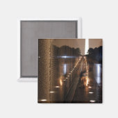 Vietnam Veterans Memorial Wall Foto Magnet (Vorderseite/Rückseite)