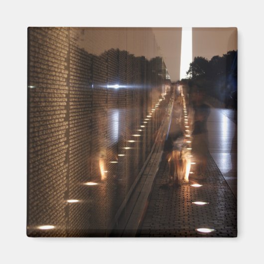 Vietnam Veterans Memorial Wall Foto Magnet (Vorne)