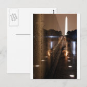 Vietnam Veterans Memorial Wall Foto Postkarte (Vorne/Hinten)