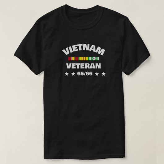 VIETNAM VETERANS TOUR OF DUTY 65-66 T-Shirt (Design vorne)