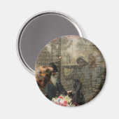 Vietnam Veterans Tribut Magnet (Vorderseite/Rückseite)