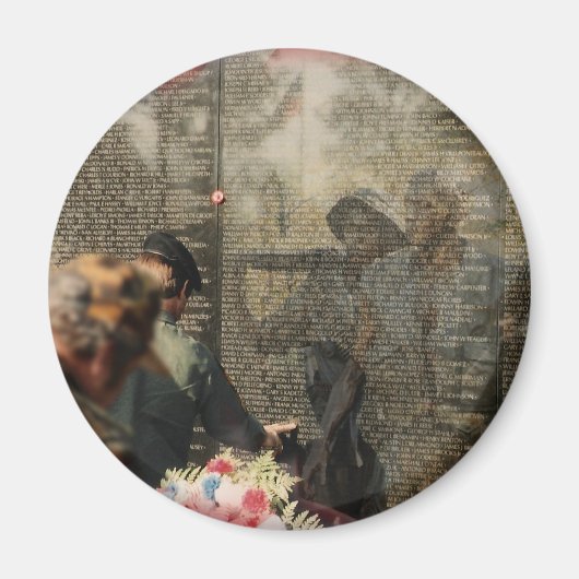 Vietnam Veterans Tribut Magnet (Vorne)