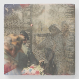 Vietnam Veterans Tribut Steinuntersetzer