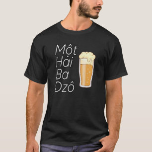 Vietnam Viet Vietnamesisch Mot Hai Ba Dzo Eins Zwe T-Shirt